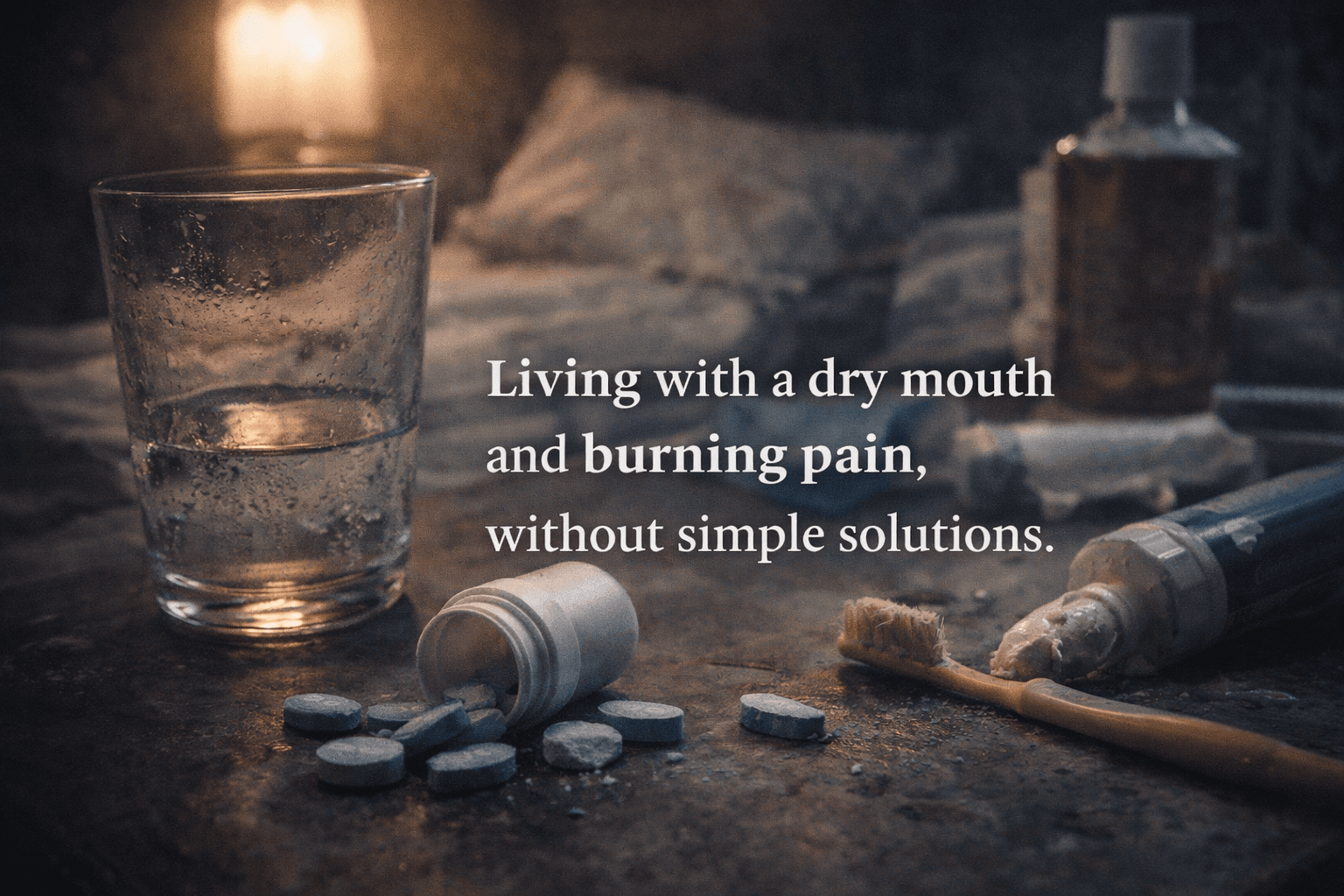 Living With a Dry Mouth, Burning Pain, and No Easy Answers